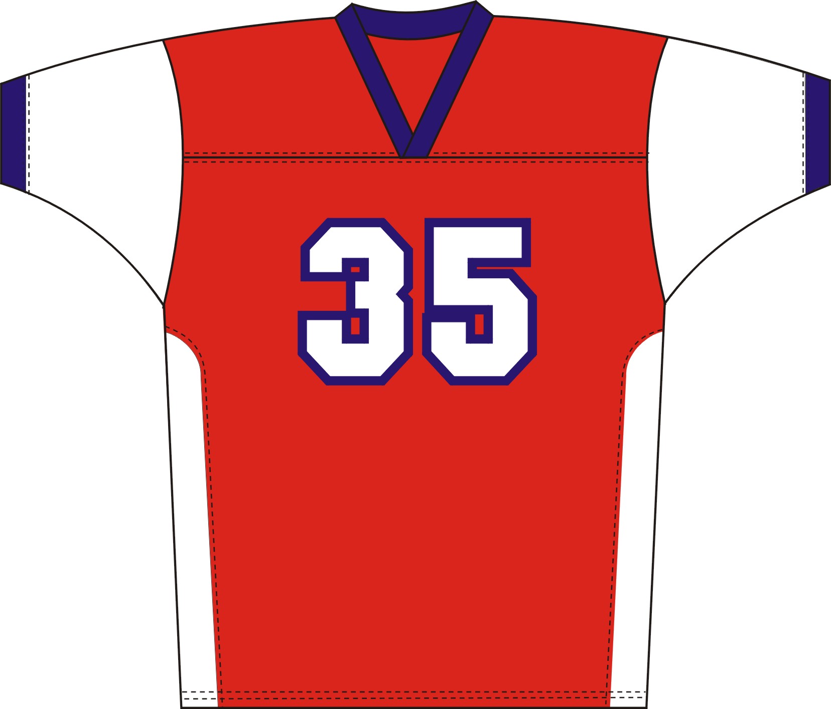 Maglia Compressione FS-08 Per Football Americano – Maniche Lunghe, Con 5 Protezioni Integrate