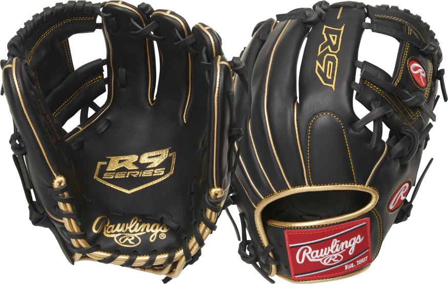 Guantone Da Baseball Rawlings Renegade 11.5&rdquo; &ndash; Mano Destra (RHT), In Pelle Nera Per Interni